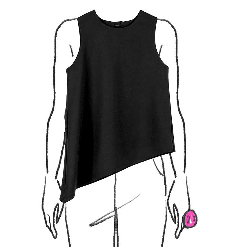 Chie mihara TOP LUANA NEGRO Precios de Black Friday
