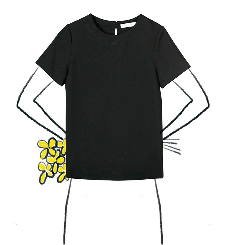 Chie mihara TOP LUMI NEGRO Descuentos del mes