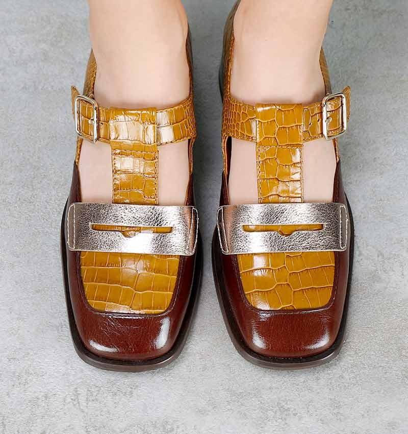 Chie mihara ZELANDA OCHER Precio ultrabajo