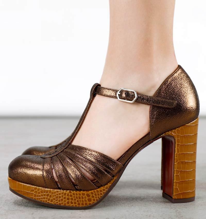 Chie mihara YEILO BRONCE Rebajas top