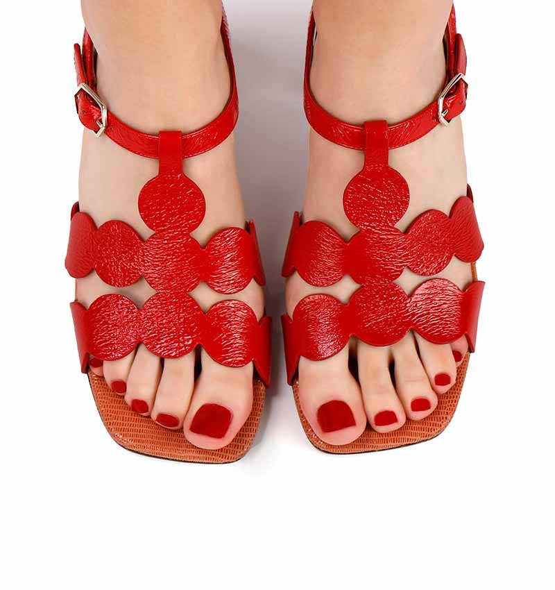 Chie mihara LUCALA RED Descuentos del mes