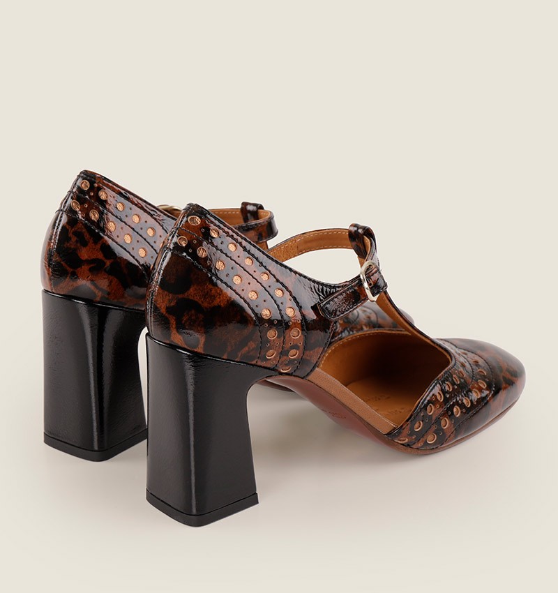 Chie mihara MANTE BROWN & BLACK Ofertas