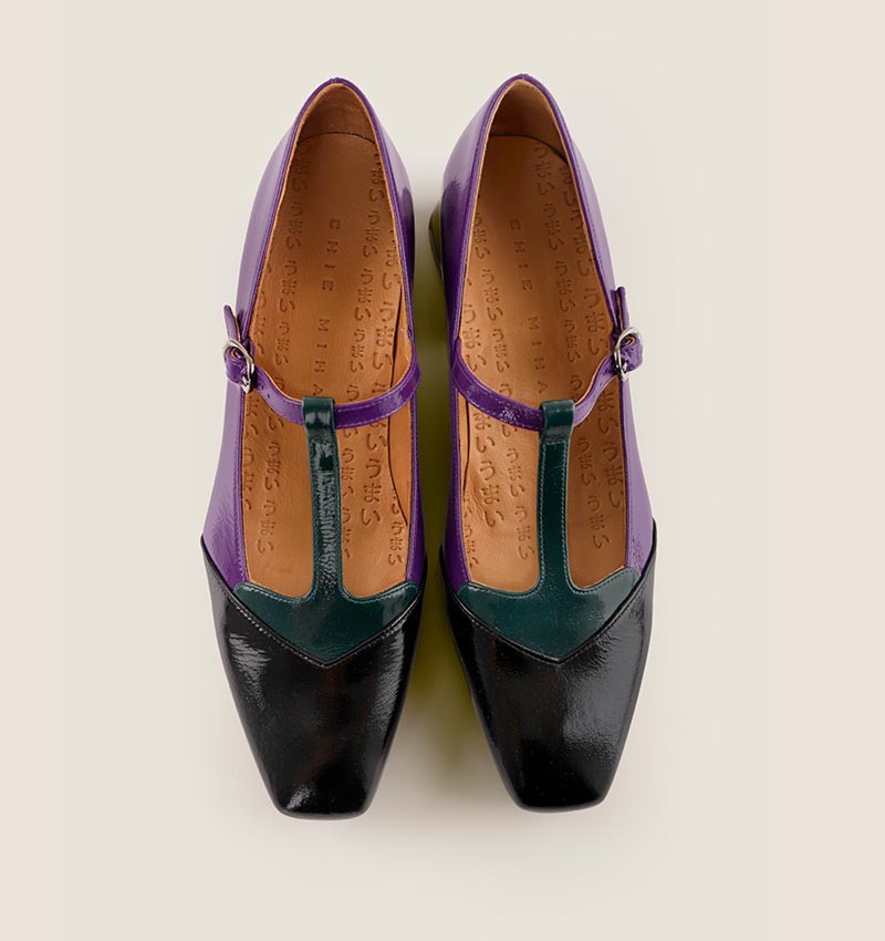 Chie mihara HERENCIA PURPLE Oferta especial de fábrica