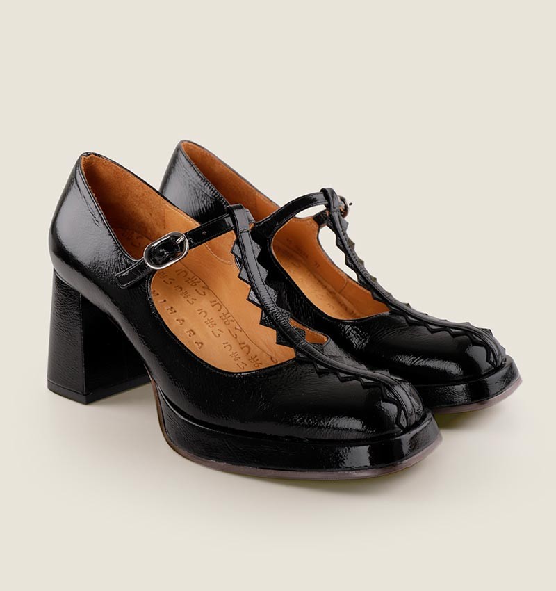 Chie mihara KIKU BLACK Envío gratis