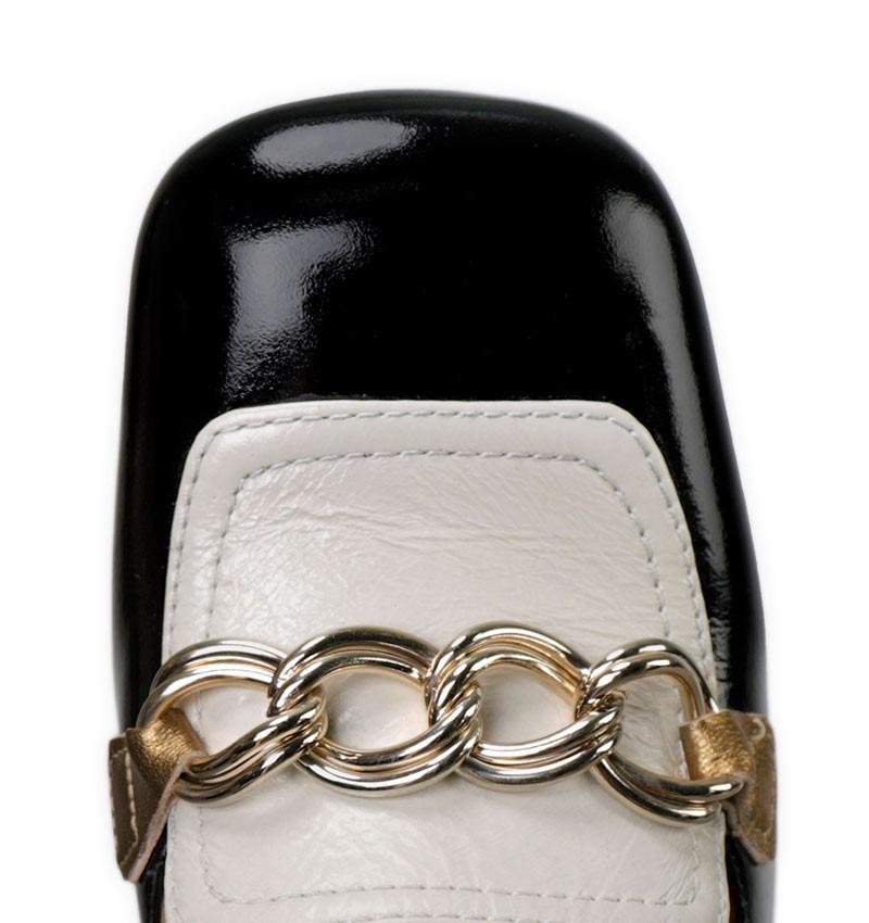 Chie mihara PETREL BLACK & WHITE Grandes descuentos