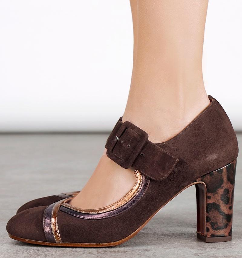 Chie mihara WIESA DARK BROWN Envío internacional gratuito