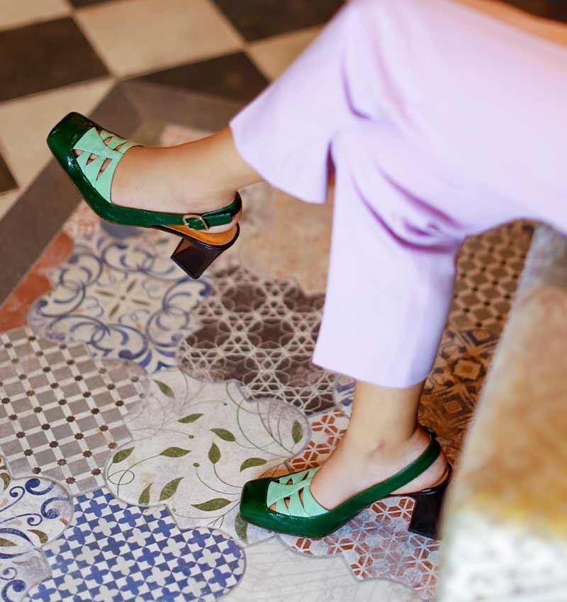 Chie mihara OGURI GREEN Rebajas de fin de temporada