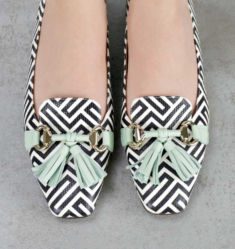 Chie mihara HETUS BLACK & WHITE Outlet online