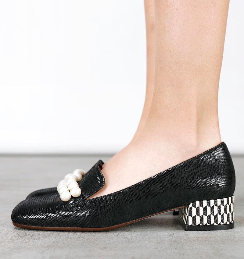 Chie mihara IDAKO BLACK & WHITE Descuento