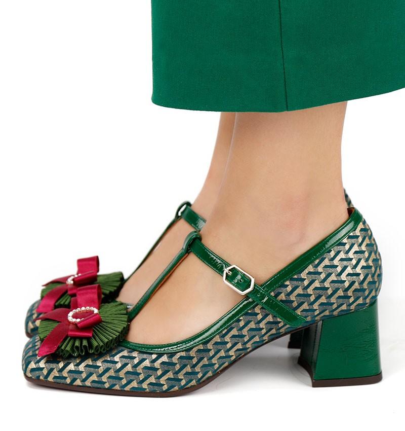 Chie mihara VOLETE DARK GREEN Envío gratis