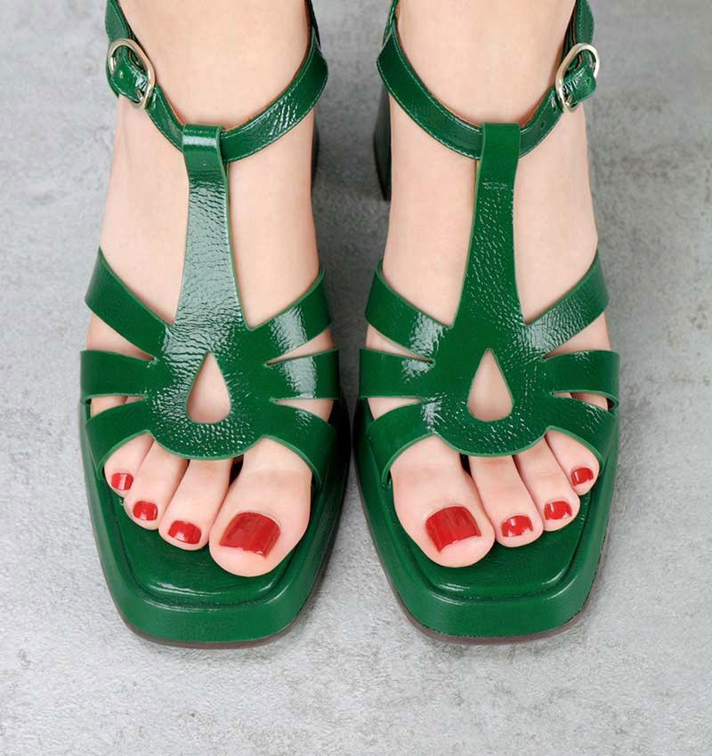 Chie mihara NENTI GREEN Venta caliente