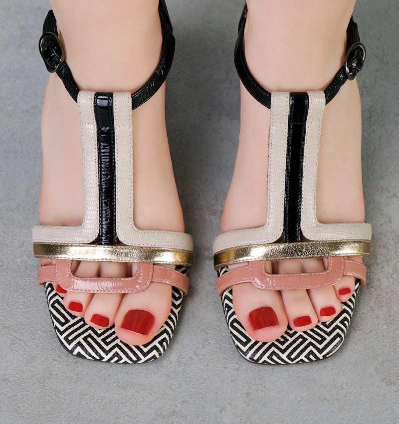 Chie mihara PIYATA LILAC HEEL Promoción trimestral