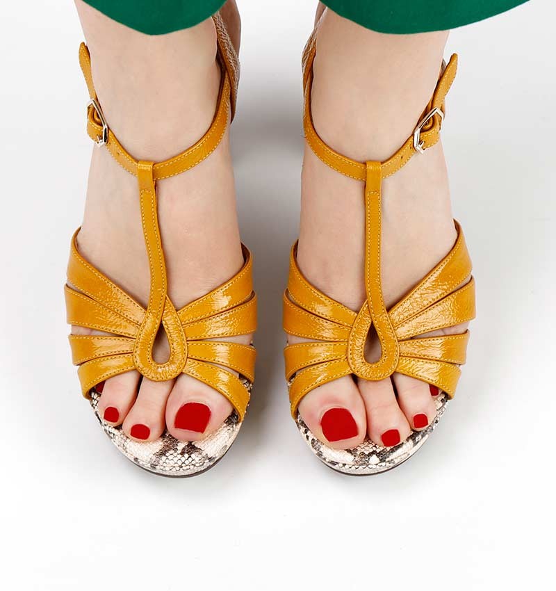 Chie mihara CAFRA YELLOW Ventas relámpago