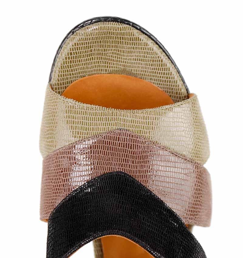 Chie mihara ADINA GREY AND BLACK Rebajas top