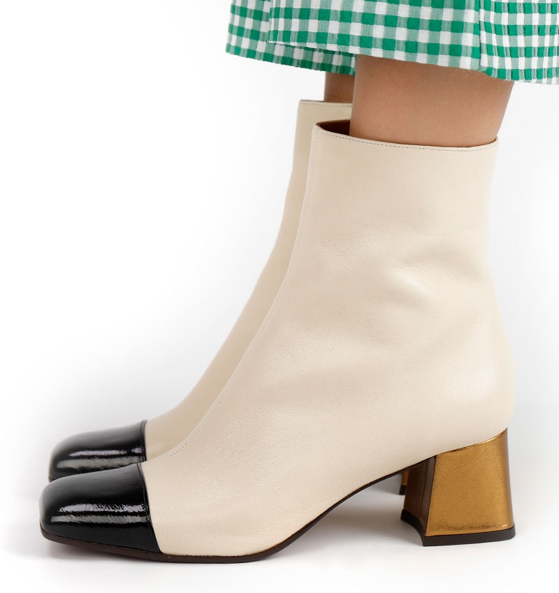 Chie mihara VOLKIRIA OFF-WHITE Ventas relámpago