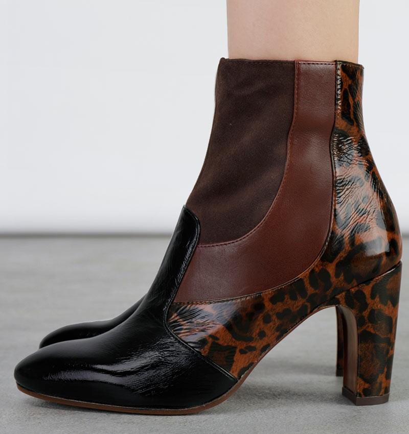 Chie mihara ETUSA BLACK & BROWN Rebajas top
