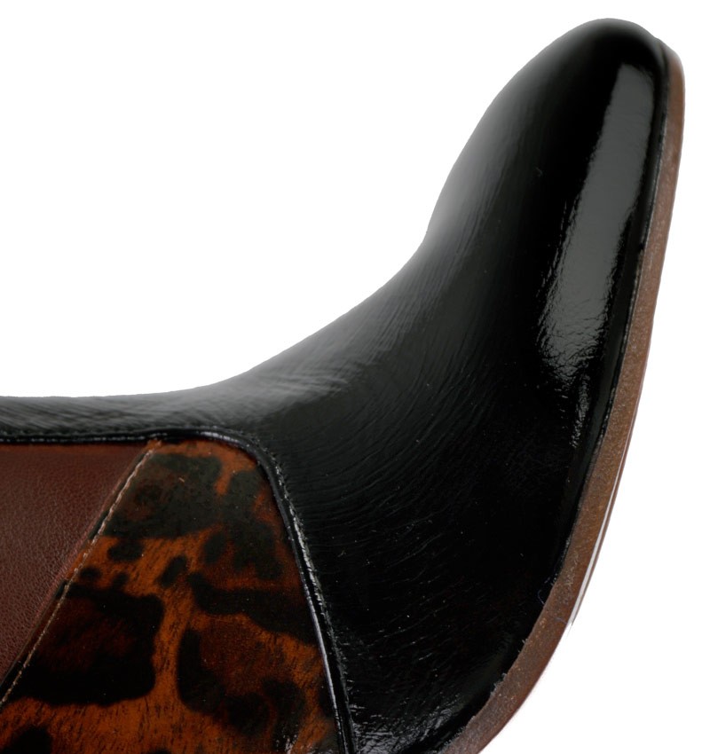 Chie mihara ETUSA BLACK & BROWN Rebajas top
