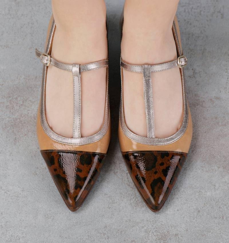 Chie mihara HENU BROWN Venta caliente