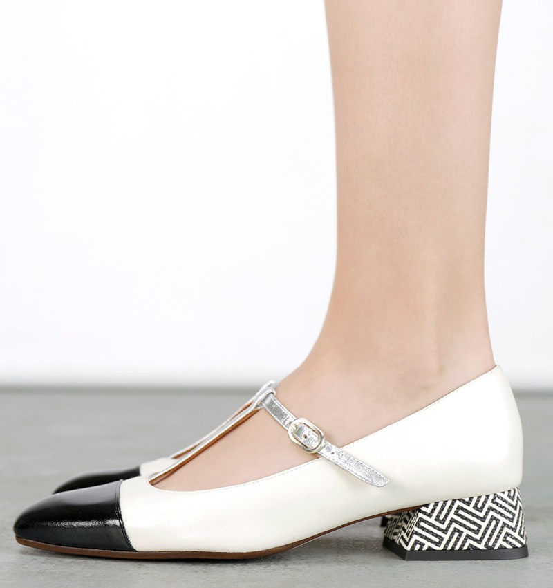 Chie mihara HEBI WHITE Oferta especial
