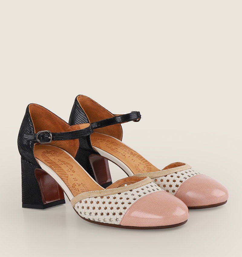 Chie mihara FIZA PINK BLACK Ofertas especiales