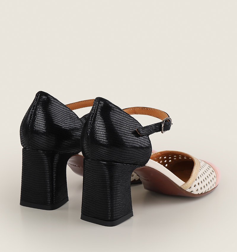 Chie mihara FIZA PINK BLACK Ofertas especiales