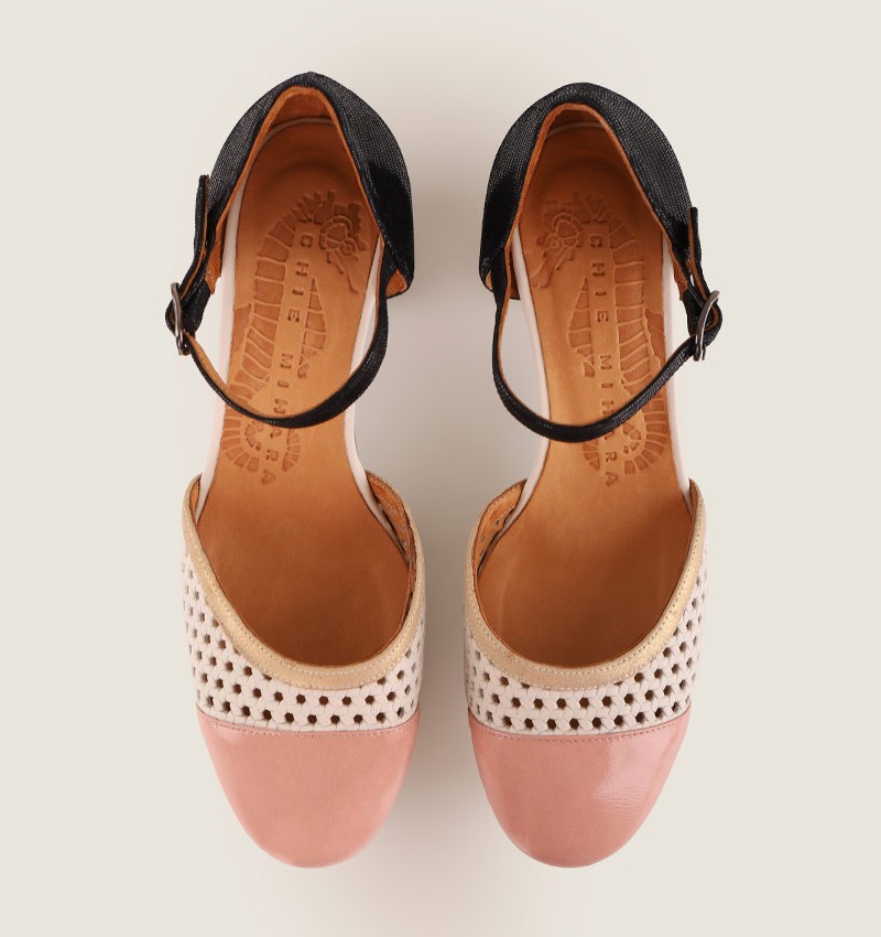 Chie mihara FIZA PINK BLACK Ofertas especiales