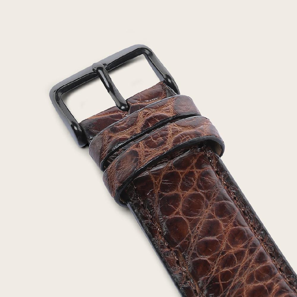 Cuadra Extensible para reloj en piel genuina de cocodrilo para caballero Envío gratis