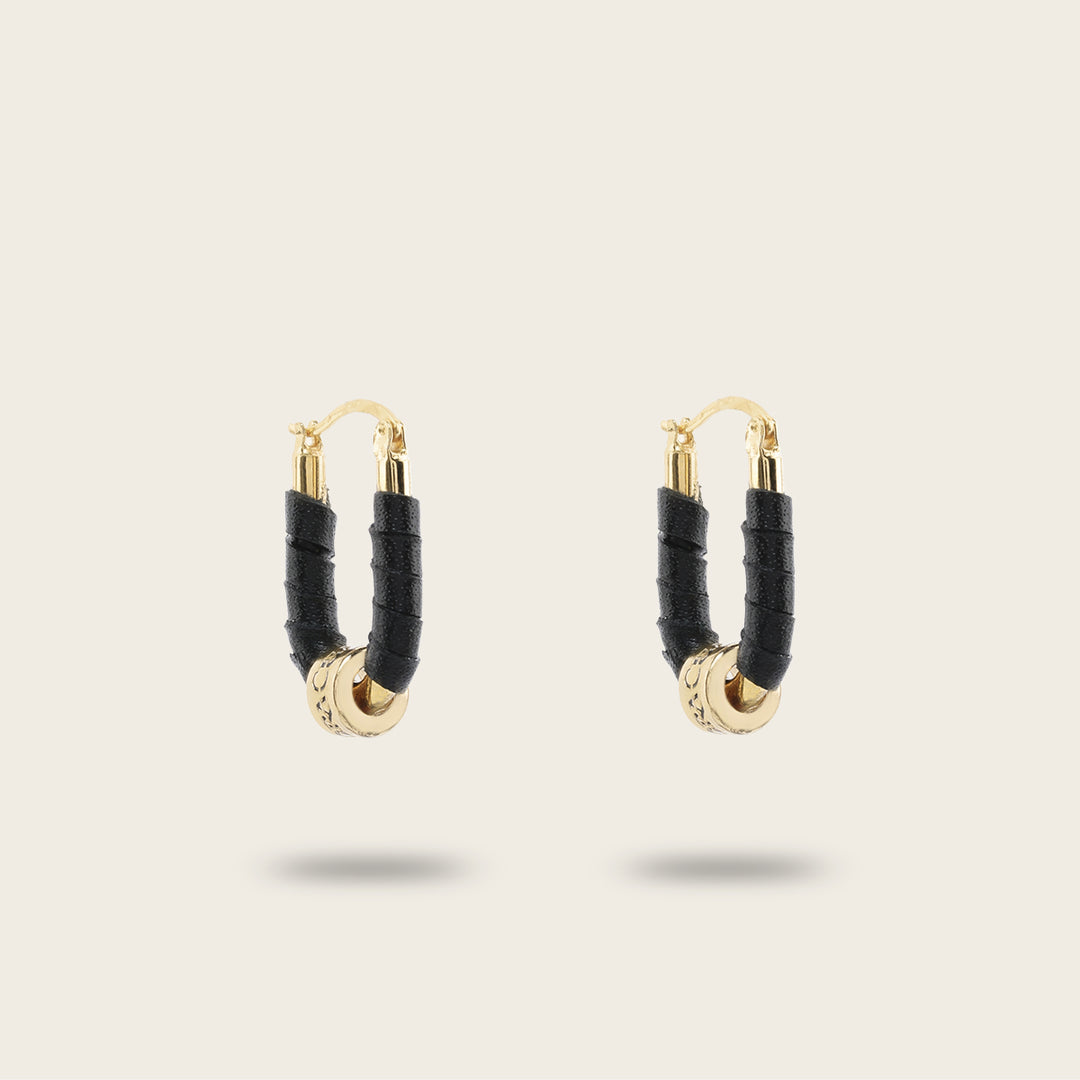 Cuadra Aretes en piel genuina para dama ÚLTIMAS EDICIONES