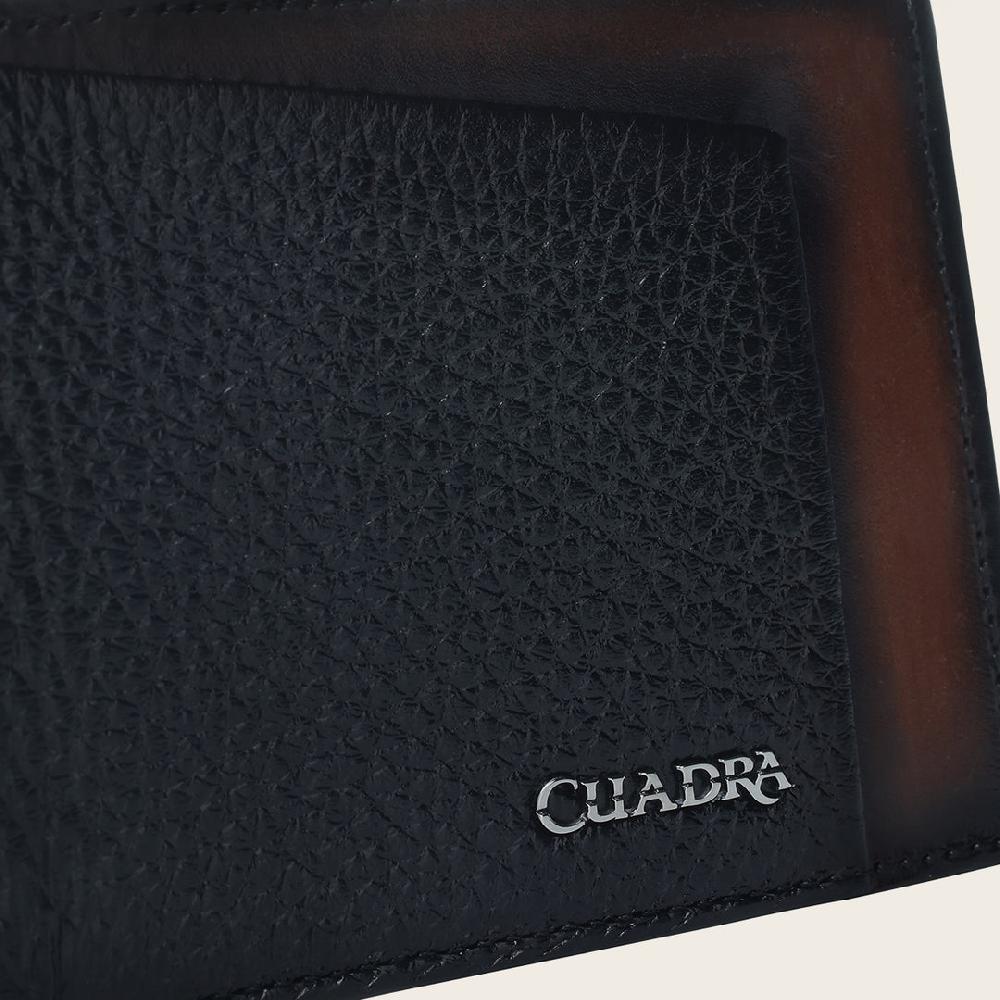 Cuadra Cartera para caballero en piel genuina de venado Último día