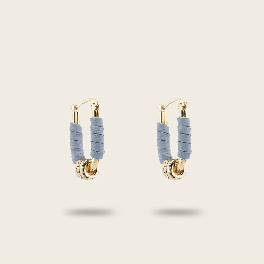 Cuadra Aretes en piel genuina para dama Promoción trimestral