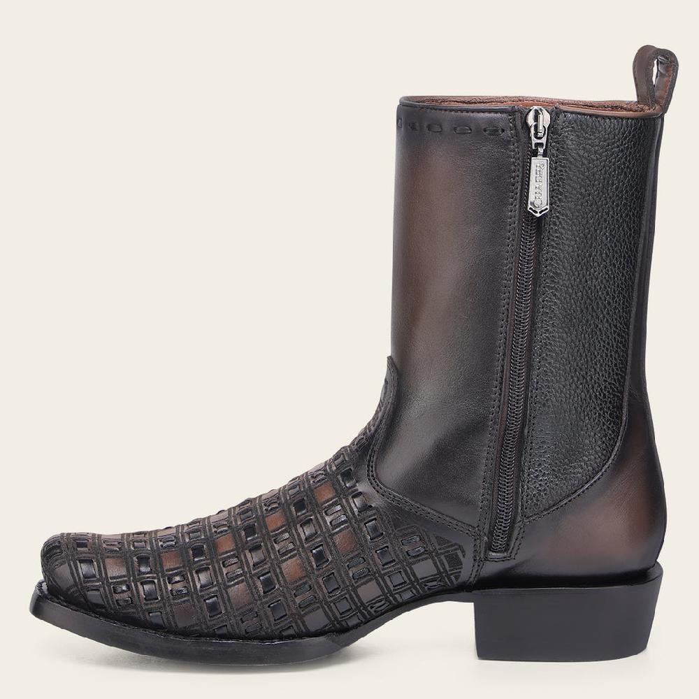 Cuadra Bota urbana en piel genuina para caballero Grandes descuentos