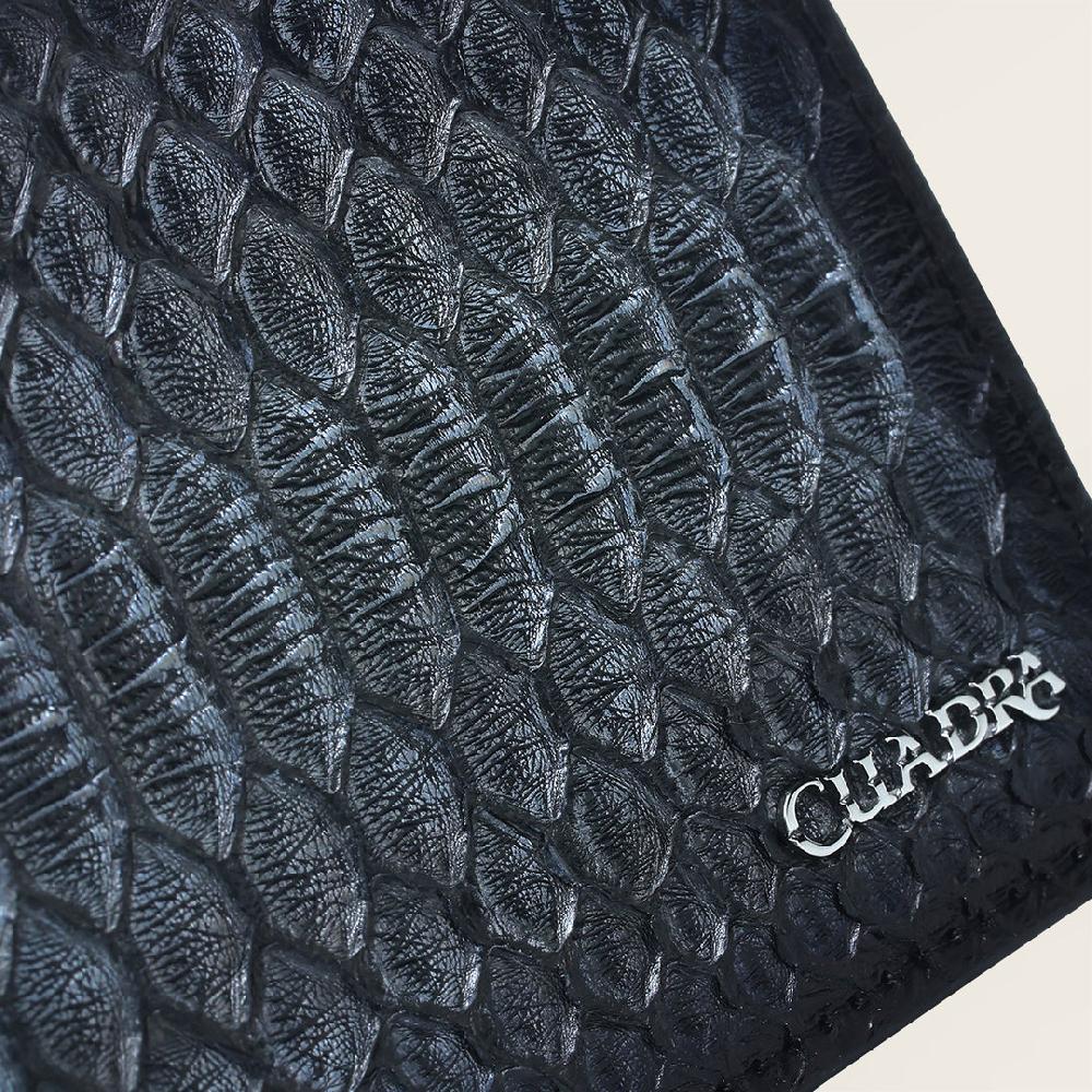 Cuadra Cartera en piel genuina de pitón para caballero Precios de Black Friday