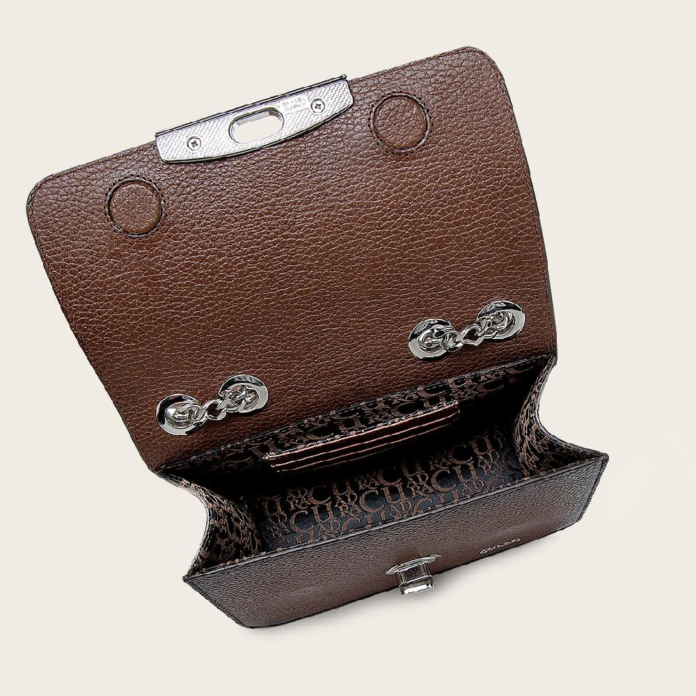 Cuadra Crossbody mini en piel genuina de carunga para dama Libre de impuestos