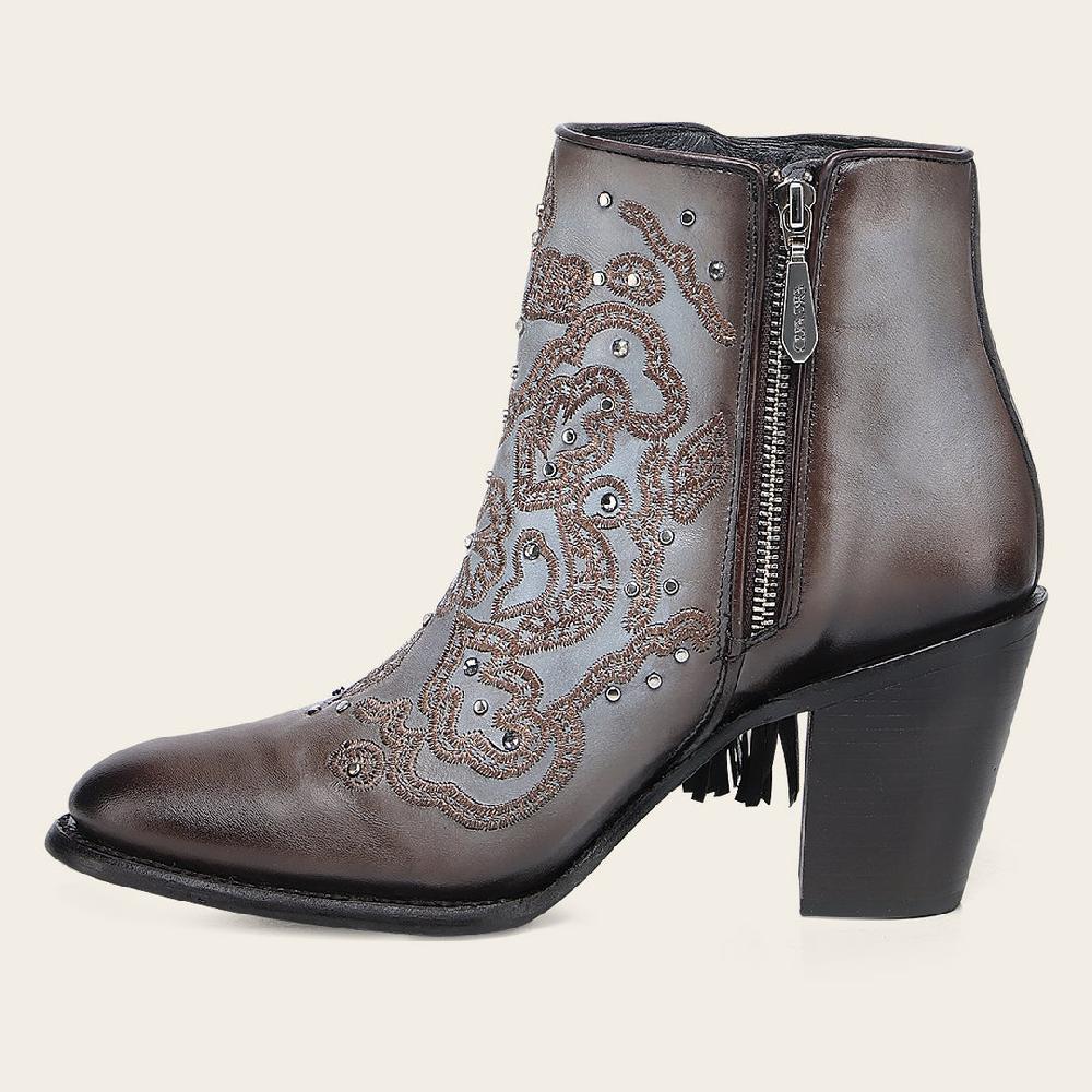 Cuadra Botín casual en piel genuina para dama Descuento por venta flash