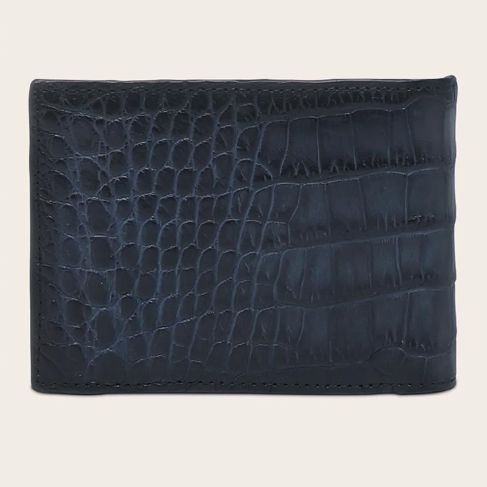 Cuadra Cartera en piel genuina de alligator para caballero Ofertas de temporada