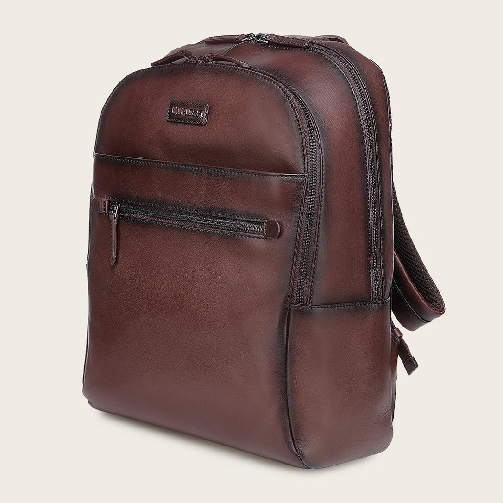 Cuadra Mochila en piel genuina para caballero 2025