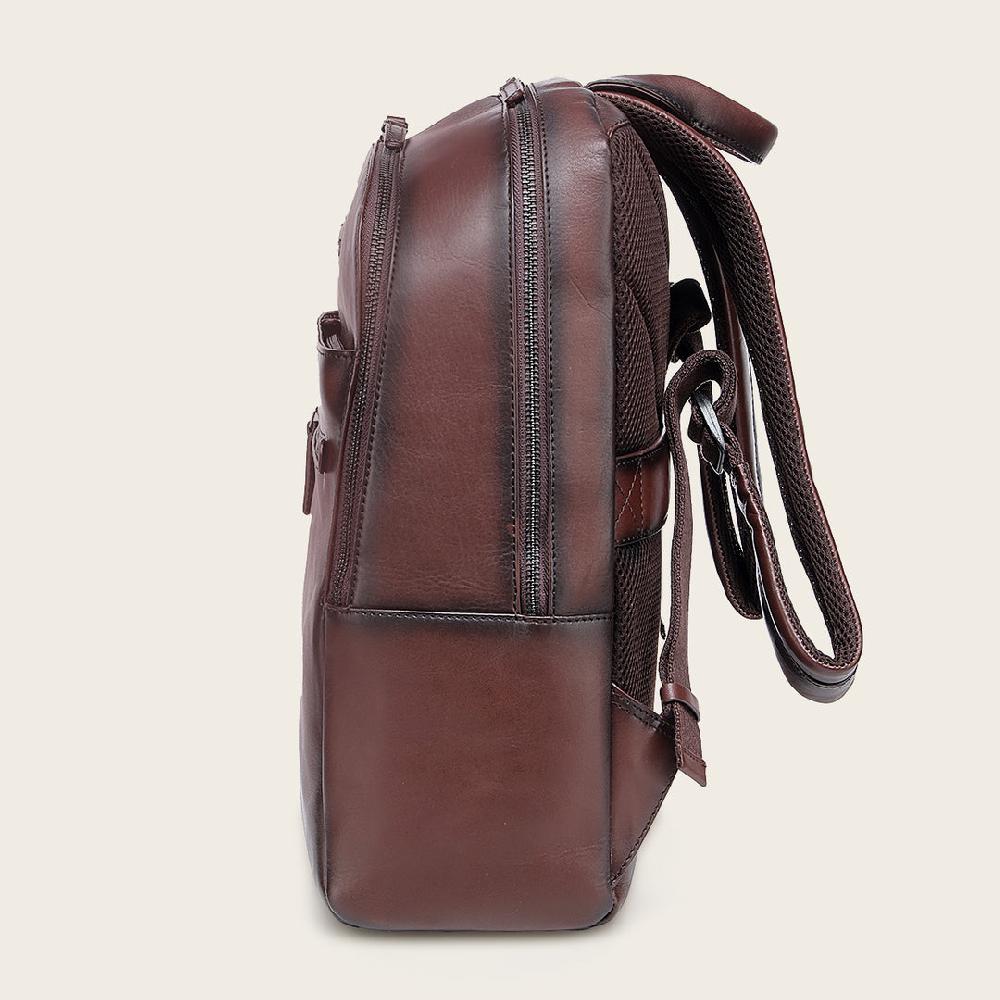Cuadra Mochila en piel genuina para caballero 2025