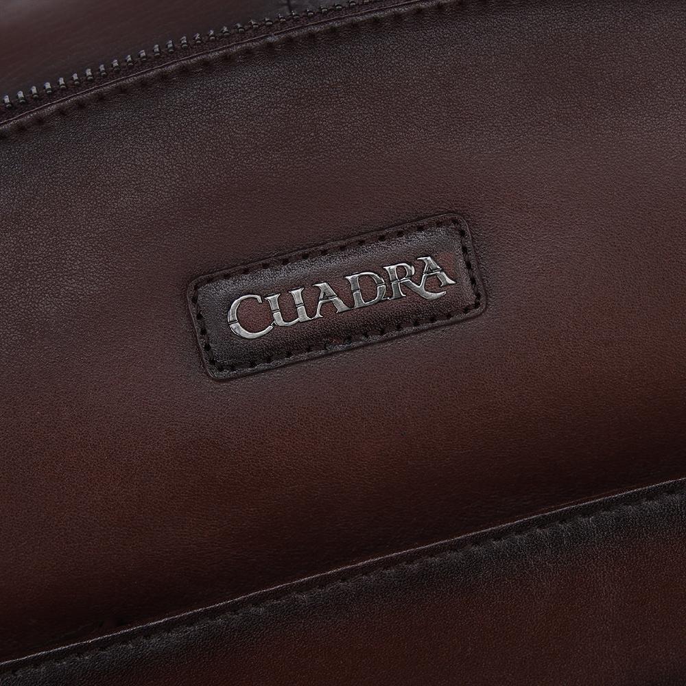 Cuadra Mochila en piel genuina para caballero 2025