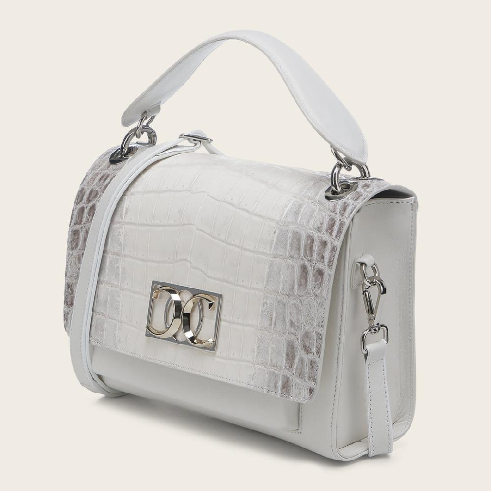 Cuadra Bolso de mano en piel genuina de niloticus para dama Ofertas