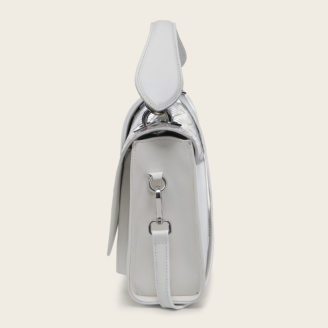 Cuadra Bolso de mano en piel genuina de niloticus para dama Ofertas