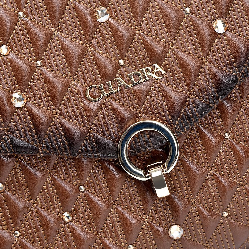 Cuadra Crossbody en piel genuina de bovino para dama Gran oferta