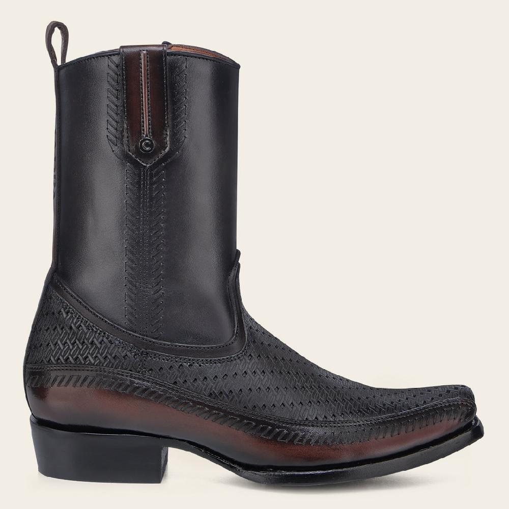 Cuadra Bota casual en piel genuina para caballero Descuento