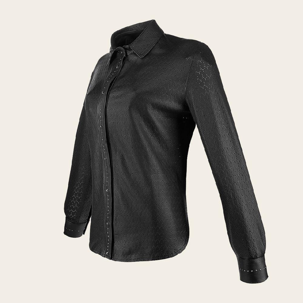 Cuadra Camisola en piel genuina de ovino para dama Envío gratis
