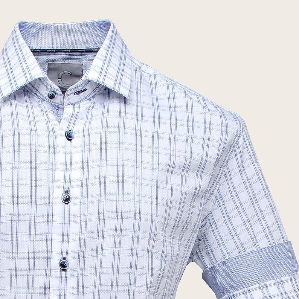 Cuadra Camisa Cuadra signature para caballero Tienda de fábrica