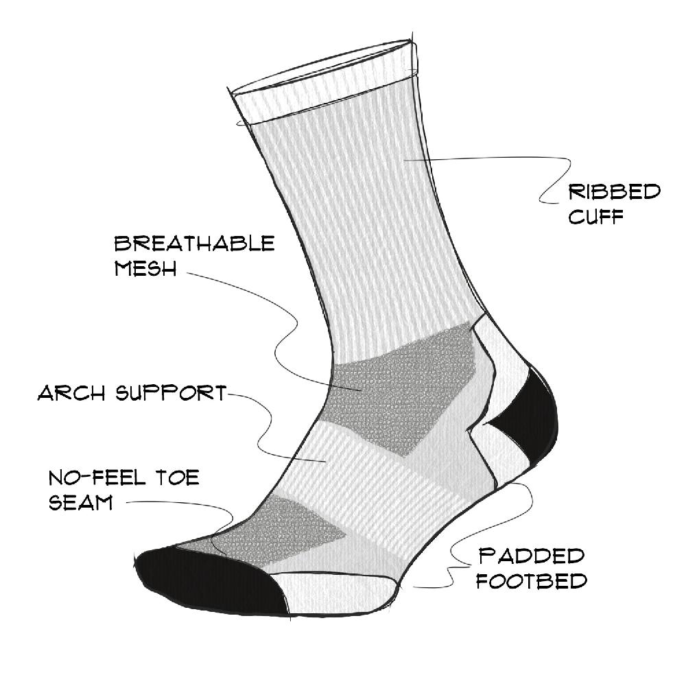 Defeet All Day 7" Double Stripe Ofertas de temporada