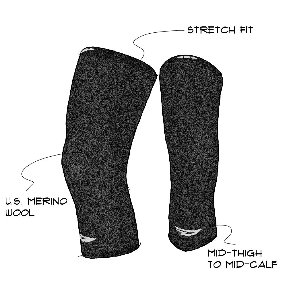 Defeet Kneeker (Charcoal Wool) Ofertas