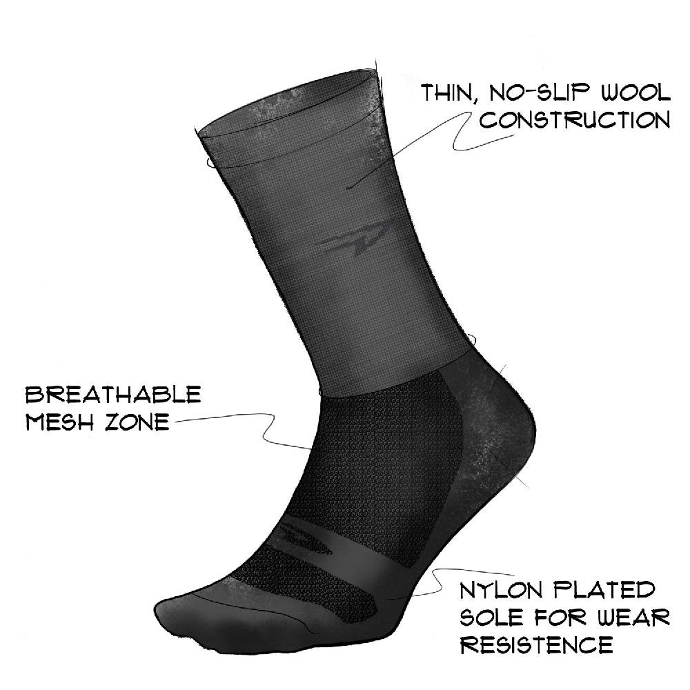 Defeet Wooleator Wool Blend 6" Argyle ÚLTIMAS EDICIONES