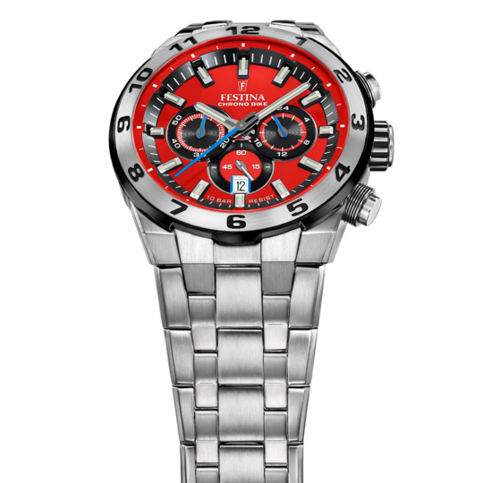 Festina RELOJ PARA HOMBRE FESTINA CHRONO BIKE ROJO CON CORREA DE ACERO F20670/5 Limitado a 3 días