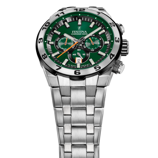 Festina RELOJ PARA HOMBRE FESTINA CHRONO BIKE VERDE CON CORREA DE ACERO F20670/2 Precios de Black Friday