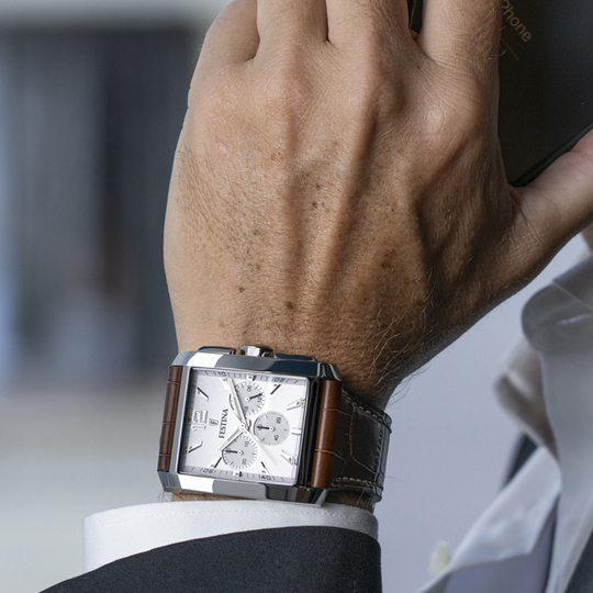 Festina RELOJ DE HOMBRE FESTINA TIMELESS CHRONOGRAPH F20636/1 CON ESFERA PLATEADA Rebajas de fin de temporada